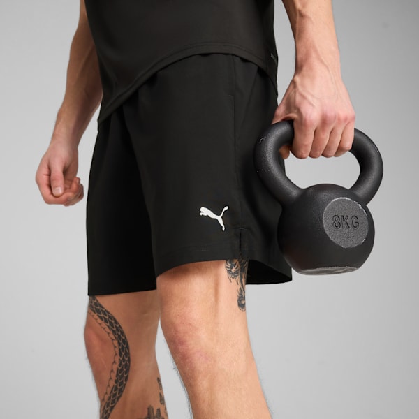 Train All Day ESSENTIALS Men's 7" Woven Shorts, PUMA Black, extralarge